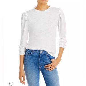 GOLDIE  NWT Ruffle Trim Tee size Medium